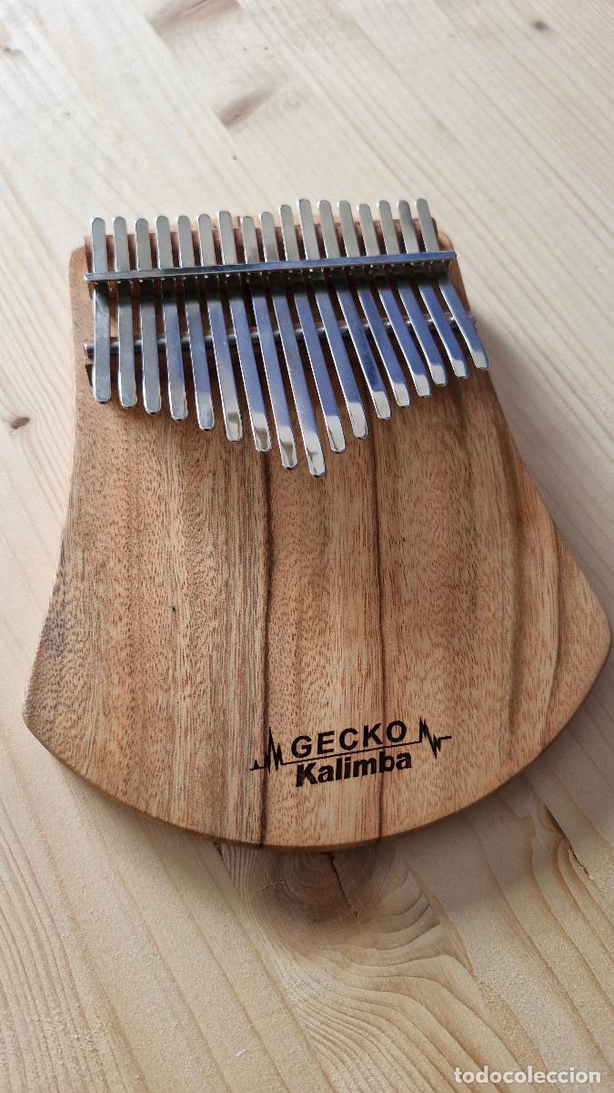 Instrumentos musicales: Kalimba Cromatica 17 teclas Madera Maciza - Foto 2