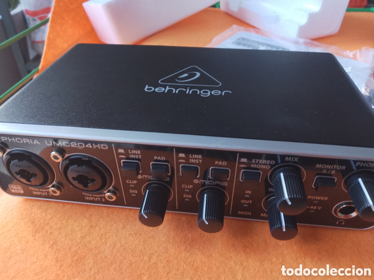 Instrumentos musicales: BERINGHER - U-PHORIA . UMC204HD . INTERFACE AUDIO - MIDI. NUEVO - Foto 7