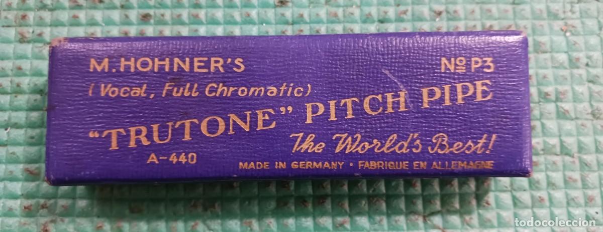 Instrumentos musicales: Hohner tru tone pitch pipe armonica - Foto 1
