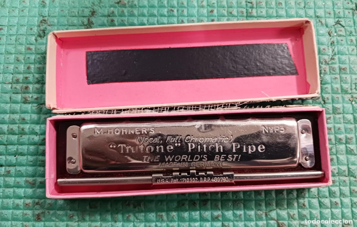 Instrumentos musicales: Hohner tru tone pitch pipe armonica - Foto 2