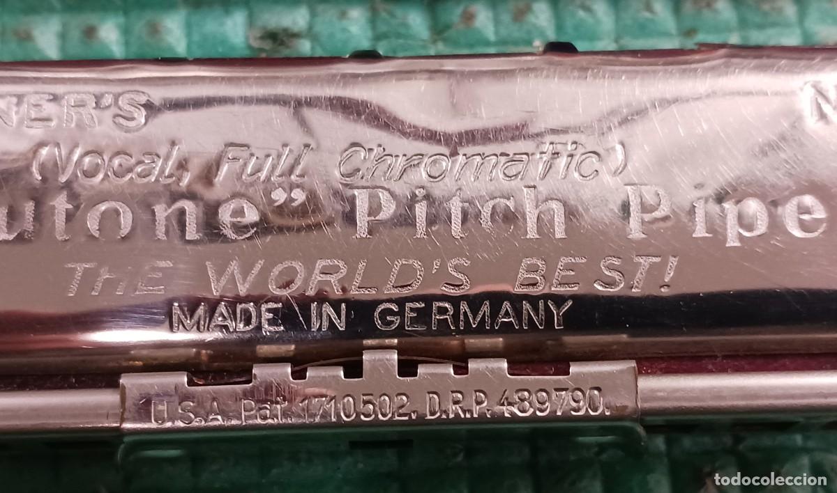 Instrumentos musicales: Hohner tru tone pitch pipe armonica - Foto 4