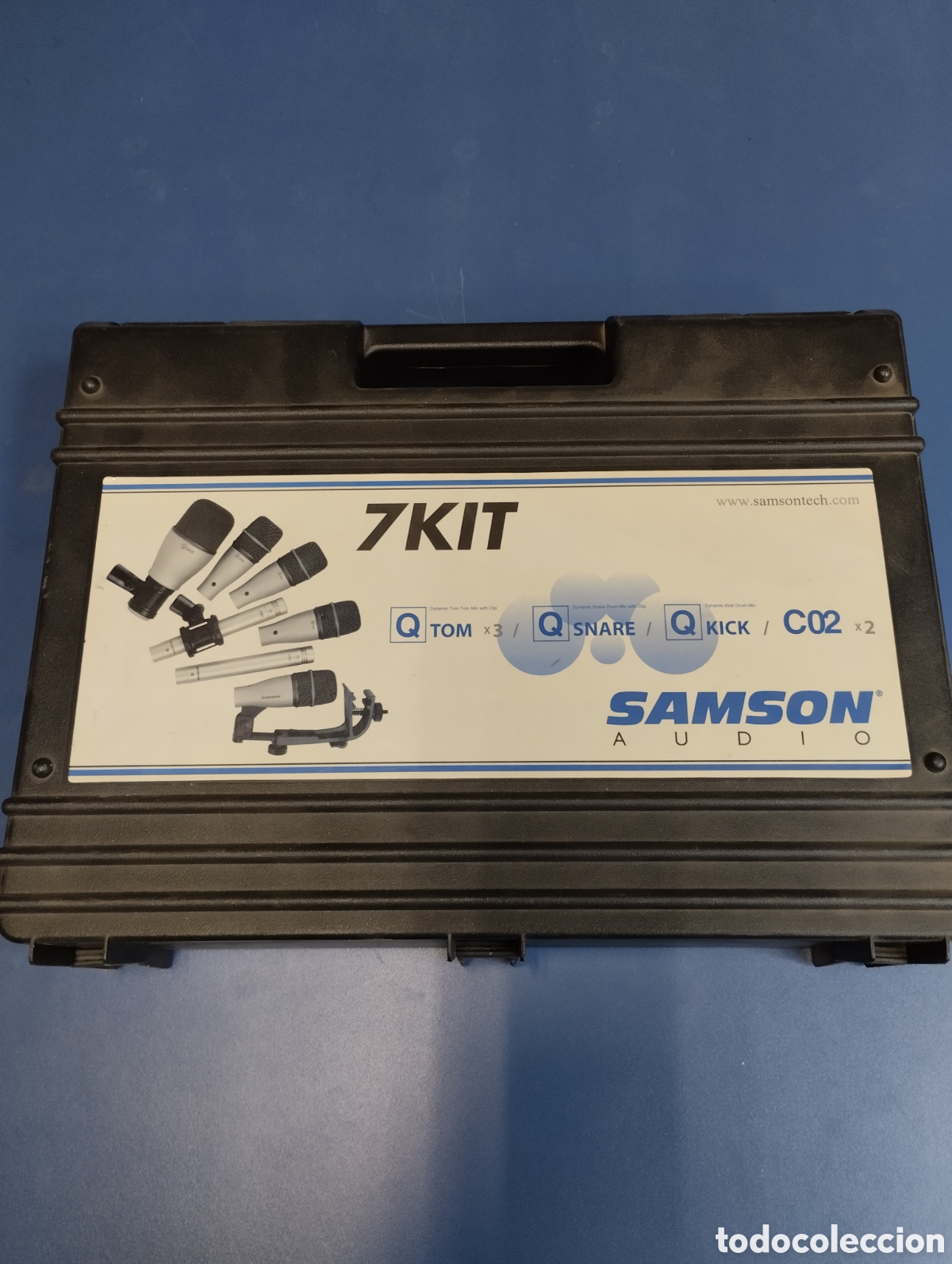 Instrumentos musicales: Kit de 7 micros Samson para Bateria. Estado excelente. - Foto 1
