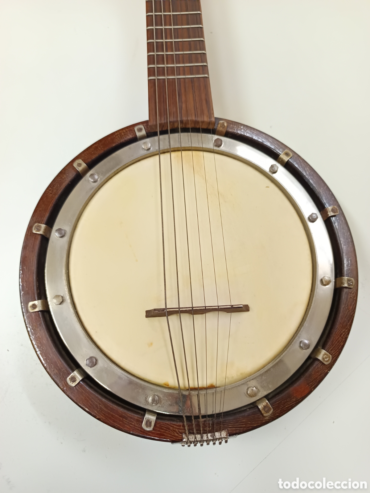 Instrumentos musicales: Banjo Antiguo de 6 cuerdas - Foto 3