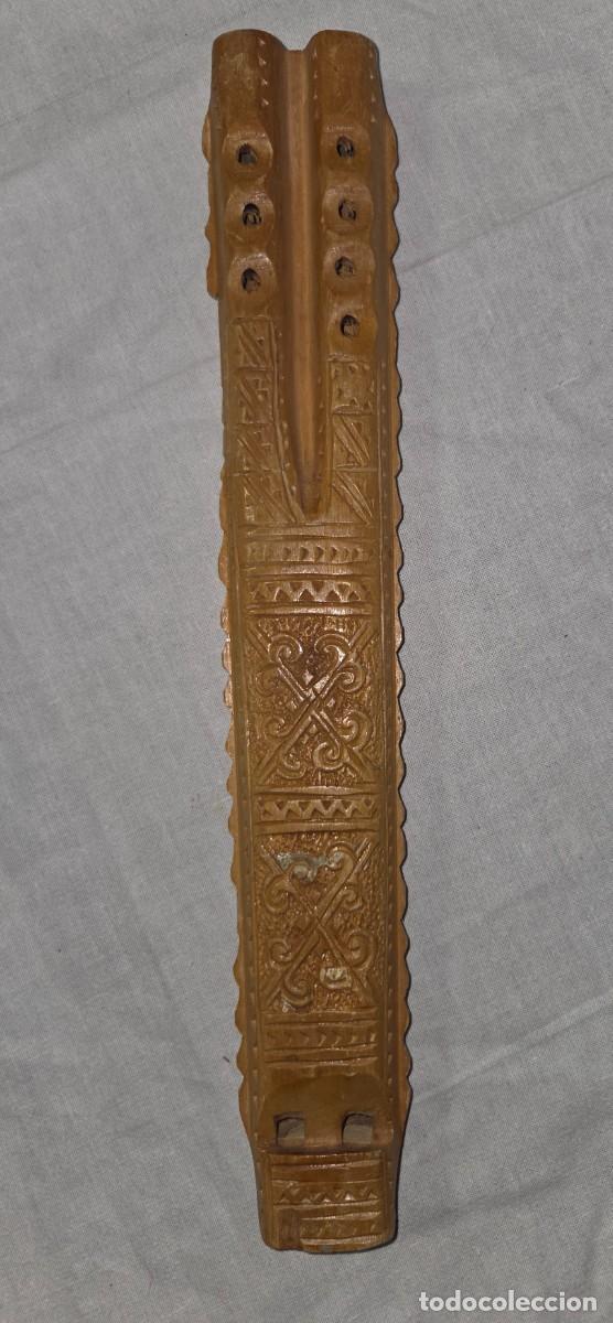 Instrumentos musicales: Flauta indigena de madera - Foto 4