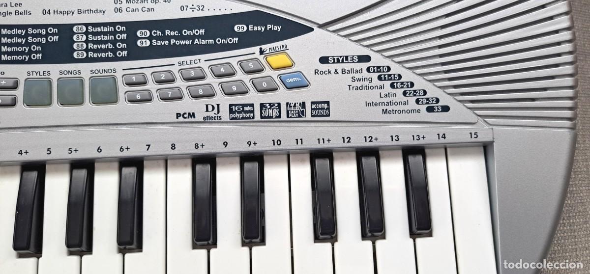 Instrumentos musicales: TECLADO DIGITAL FARFISA SK 330. FUNCIONANDO PERFECTAMENTE. - Foto 5