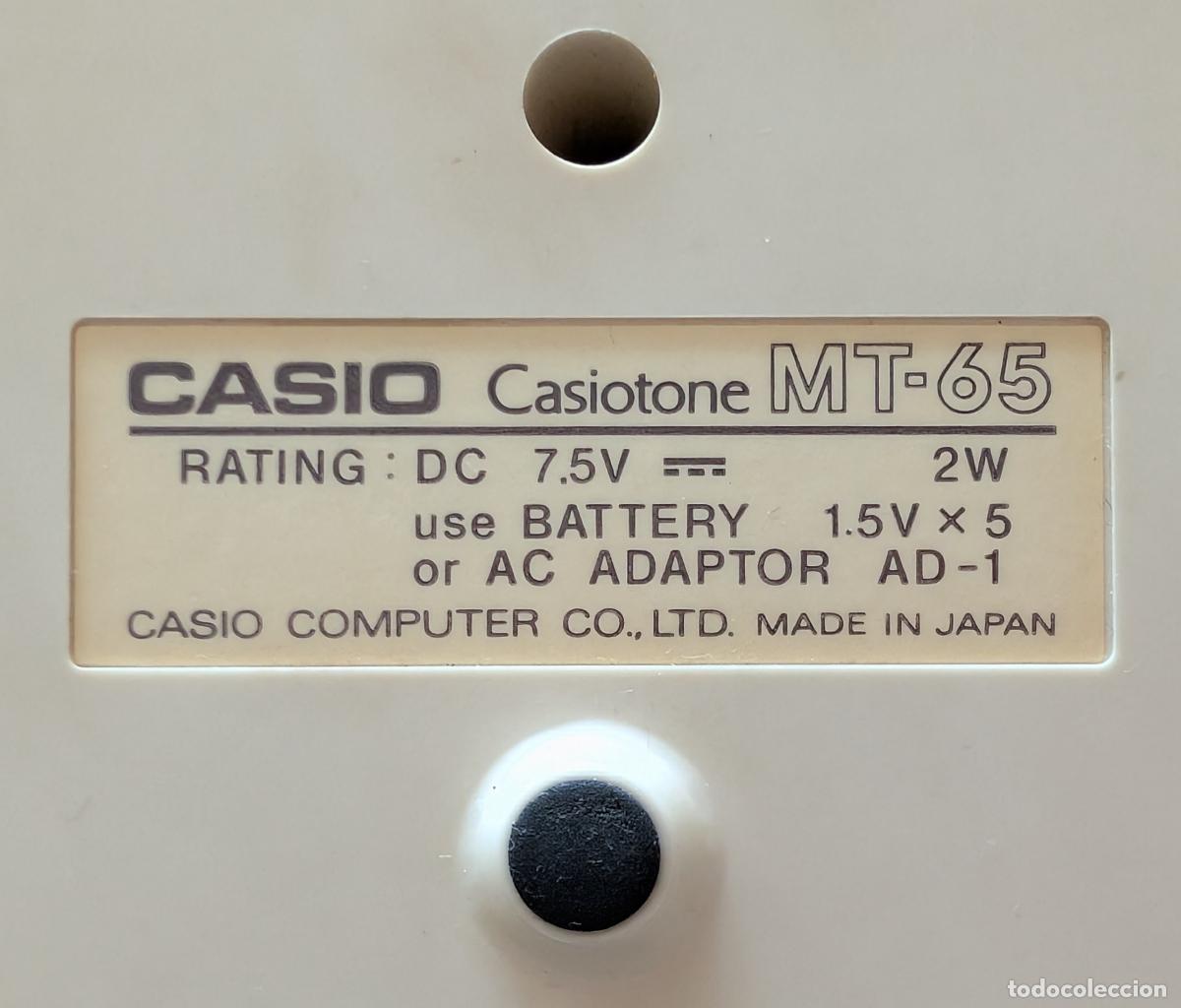 Instrumentos musicales: Casiotone MT-65 - Electronic Musical Instrument - CASIO &iexcl;Funcionando! - Foto 7