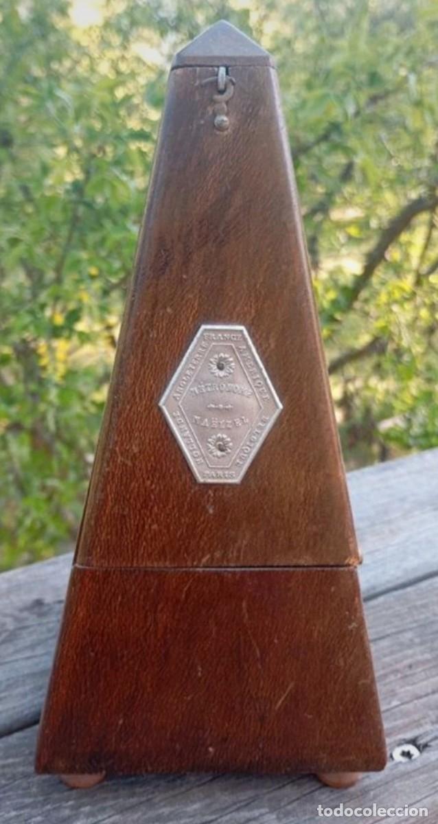 Instrumentos musicales: metr&oacute;nomo antiguo Maelzel - Foto 1