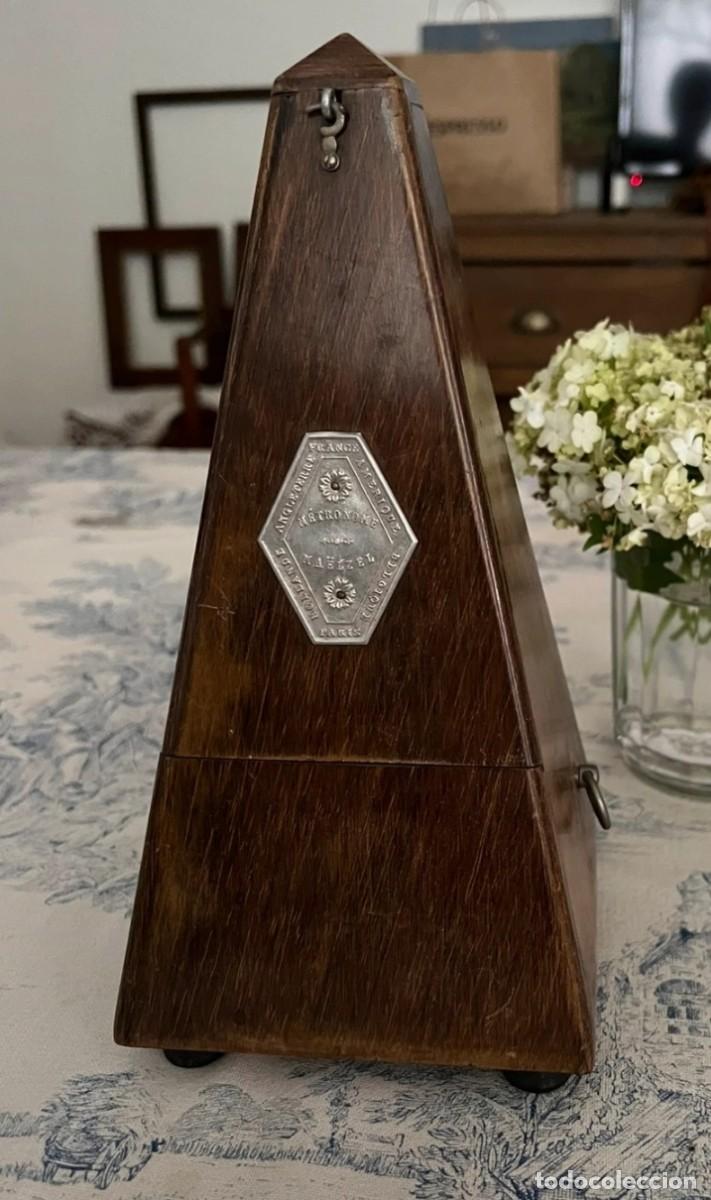 Instrumentos musicales: metr&oacute;nomo antiguo Maelzel - Foto 1