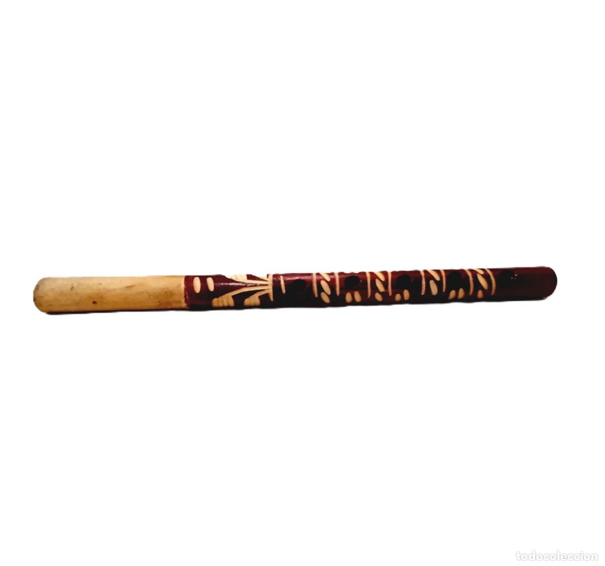 Instrumentos musicales: Silbato de madera vintage (caval) (11.4) - Foto 1