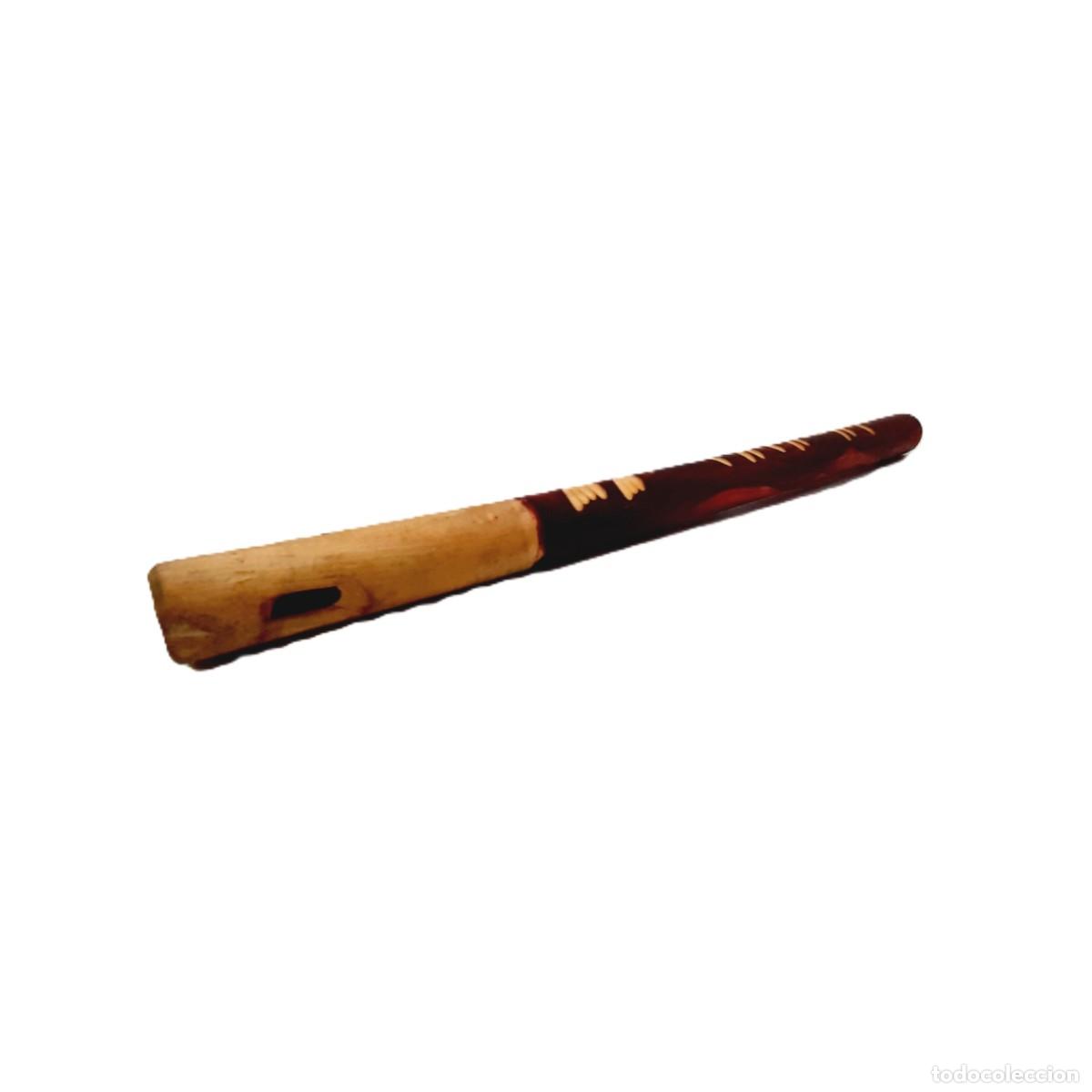 Instrumentos musicales: Silbato de madera vintage (caval) (11.4) - Foto 2