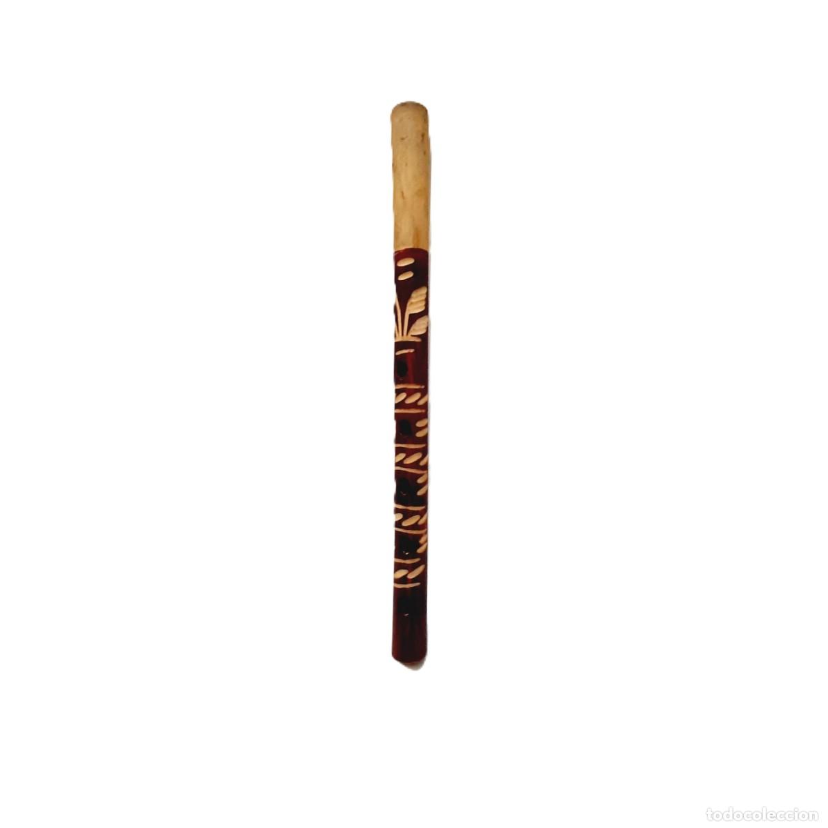 Instrumentos musicales: Silbato de madera vintage (caval) (11.4) - Foto 3