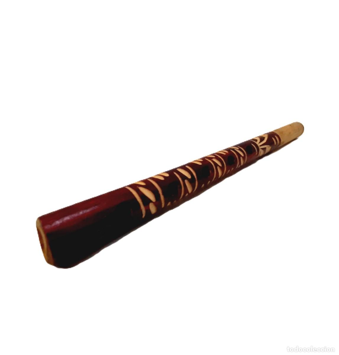 Instrumentos musicales: Silbato de madera vintage (caval) (11.4) - Foto 4