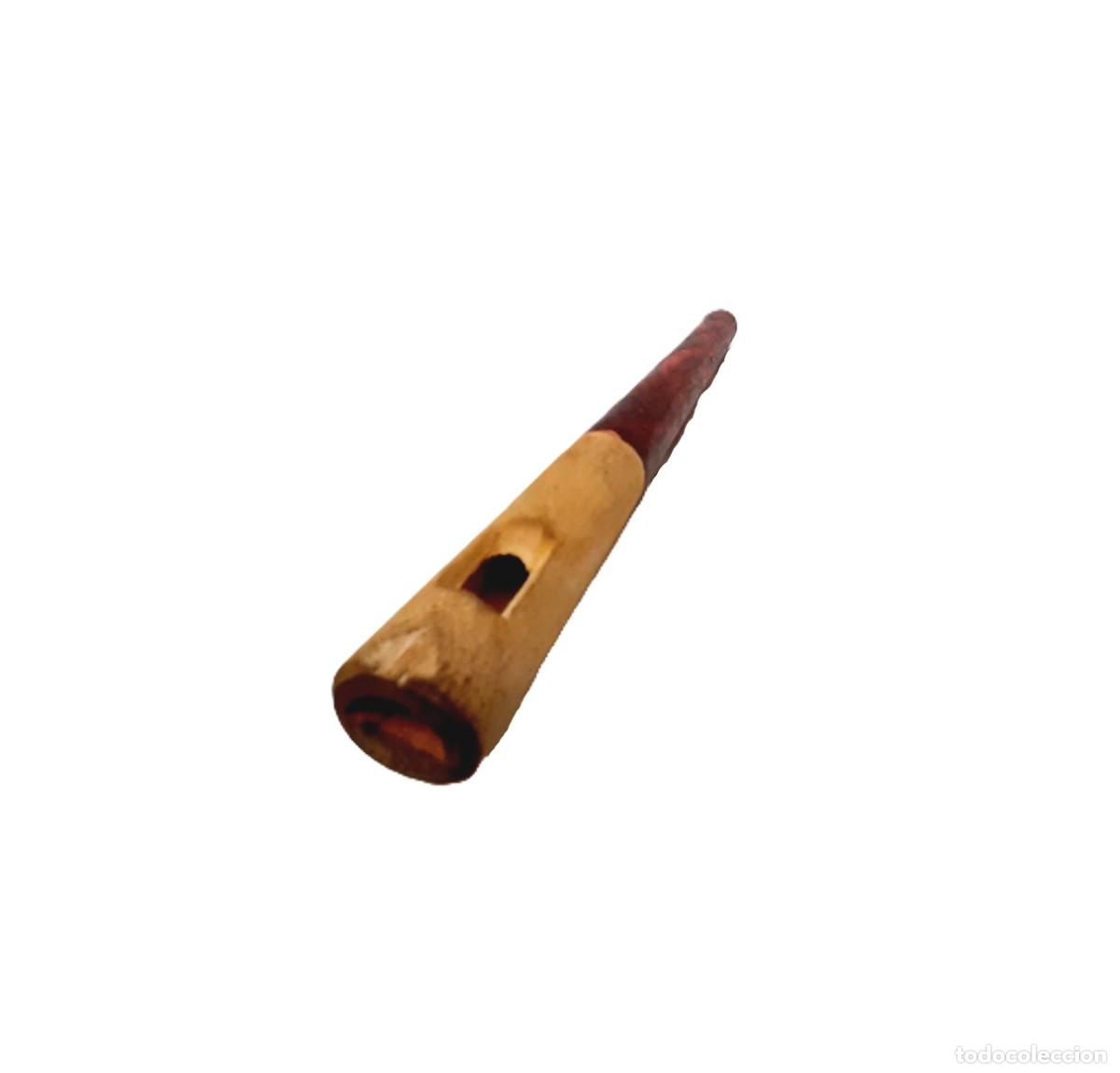 Instrumentos musicales: Silbato de madera vintage (caval) (11.4) - Foto 5