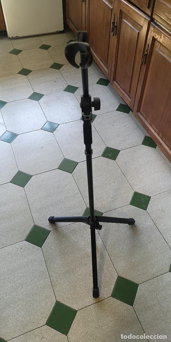 Instrumentos musicales: PIE TRIPODE PARA MICROFONO EXTENSIBLE PLEGABLE - Con cabezal para micro - Foto 3