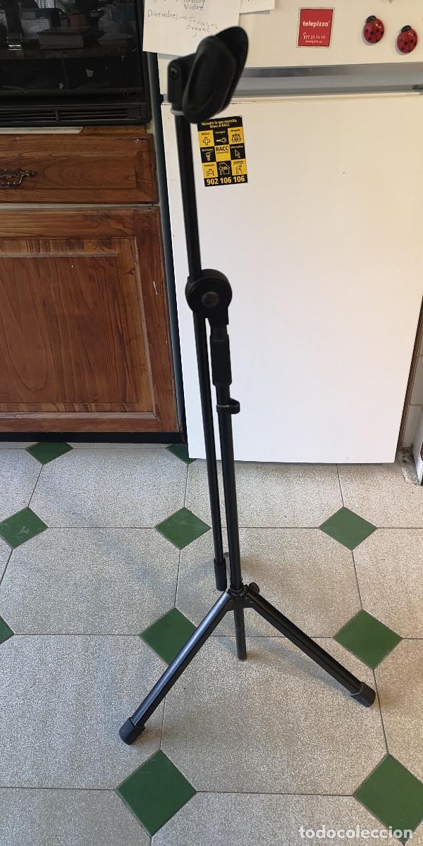 Instrumentos musicales: PIE TRIPODE PARA MICROFONO EXTENSIBLE PLEGABLE - Con cabezal para micro - Foto 4