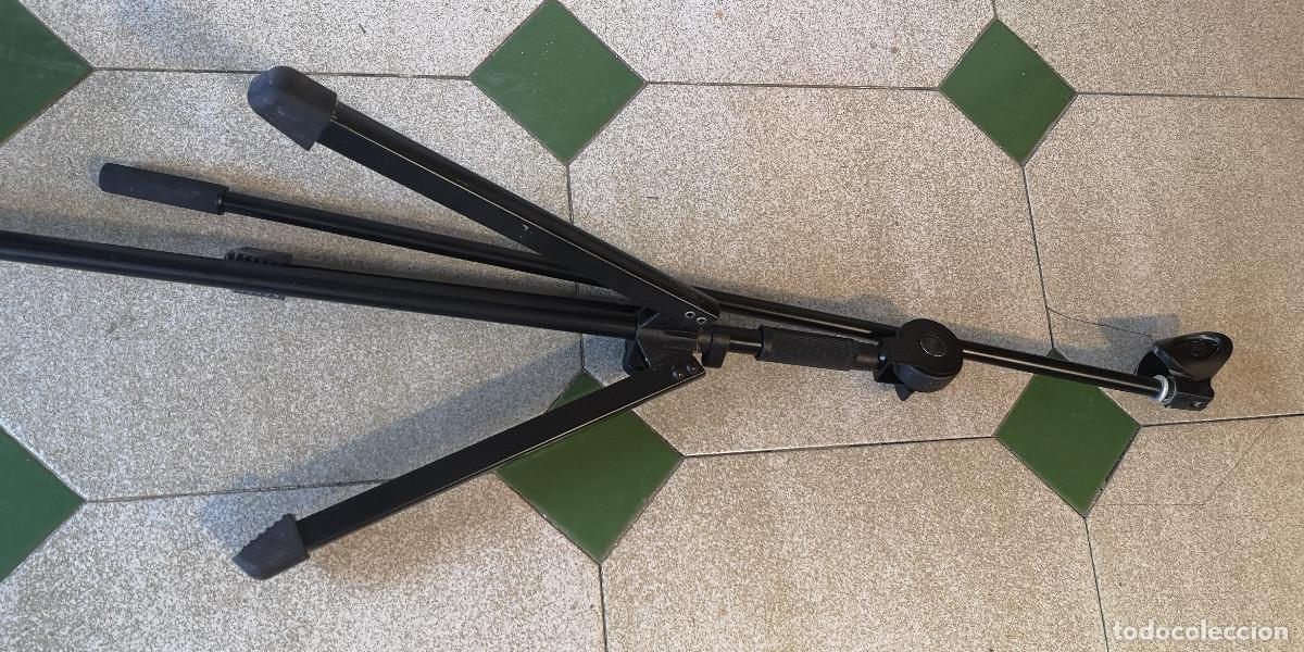 Instrumentos musicales: PIE TRIPODE PARA MICROFONO EXTENSIBLE PLEGABLE - Con cabezal para micro - Foto 7