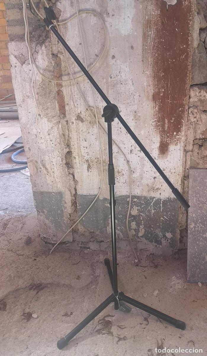 Instrumentos musicales: PIE TRIPODE PARA MICROFONO EXTENSIBLE PLEGABLE - Con cabezal para micro - Foto 4