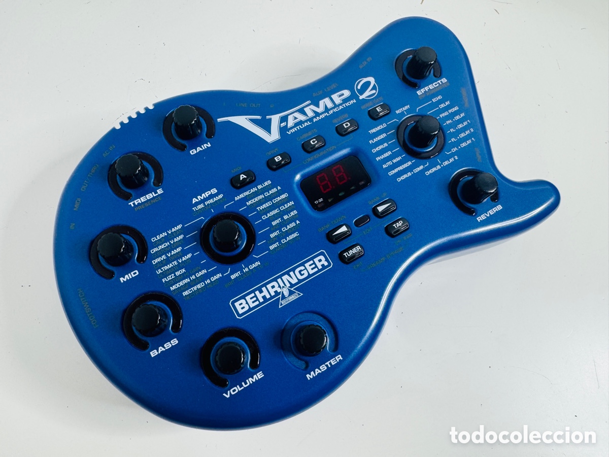 Instrumentos musicales: Behringer V-Amp 2 Guitar Effects Completo - Foto 4