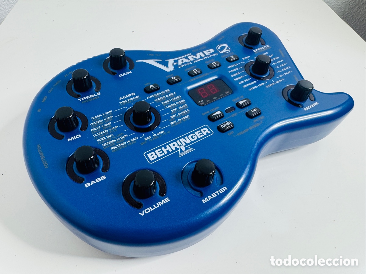 Instrumentos musicales: Behringer V-Amp 2 Guitar Effects Completo - Foto 5
