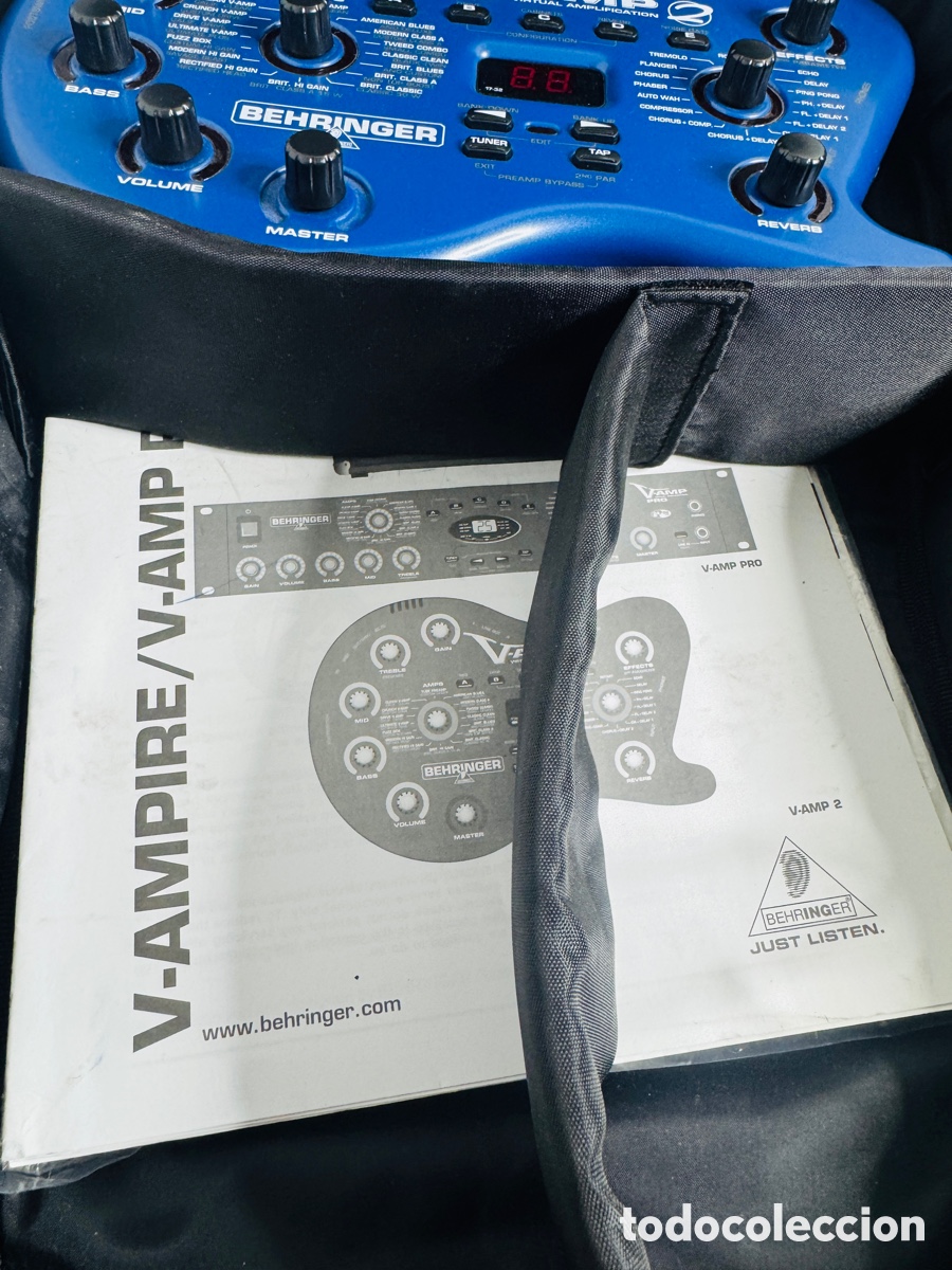 Instrumentos musicales: Behringer V-Amp 2 Guitar Effects Completo - Foto 15