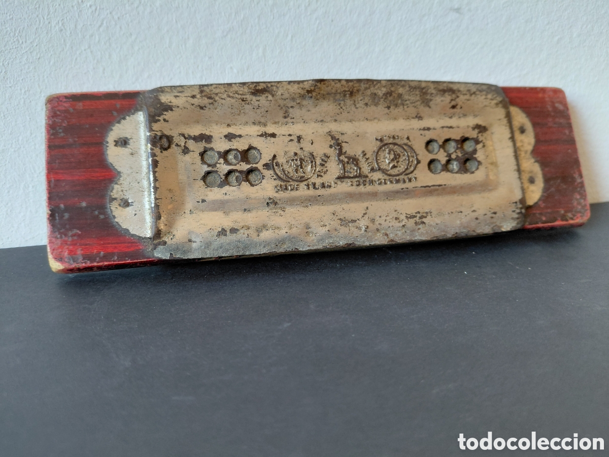 Instrumentos musicales: ANTIGUA ARMONICA AIDELIO - BOCH GERMANY - Foto 4