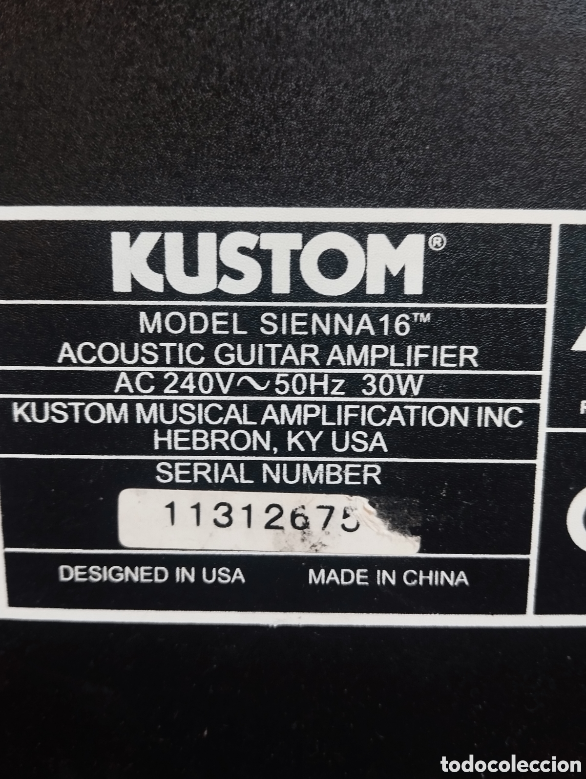 Instrumentos musicales: Amplificador de v&aacute;lvulas KUSTOM - Foto 4
