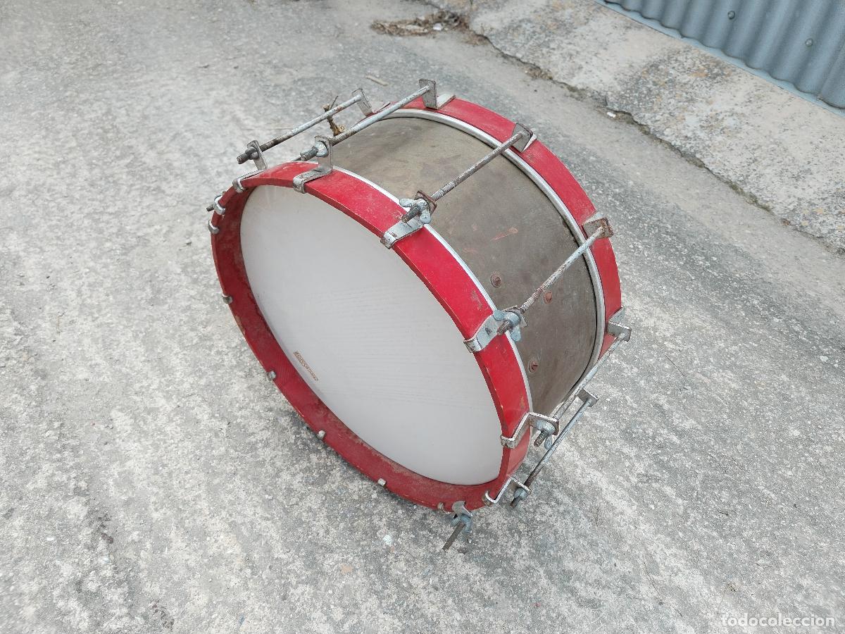 Instrumentos musicales: antiguo tambor de lat&oacute;n percusi&oacute;n - Foto 4