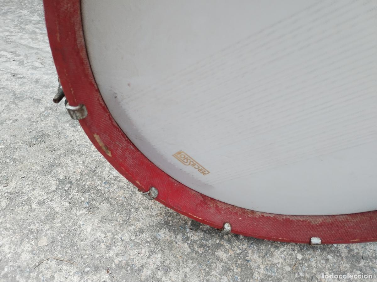 Instrumentos musicales: antiguo tambor de lat&oacute;n percusi&oacute;n - Foto 5