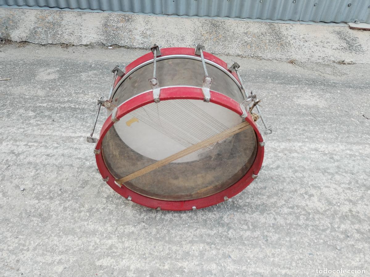 Instrumentos musicales: antiguo tambor de lat&oacute;n percusi&oacute;n - Foto 9