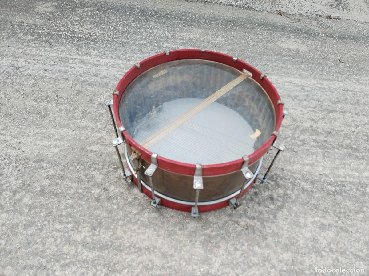 Instrumentos musicales: antiguo tambor de lat&oacute;n percusi&oacute;n - Foto 11