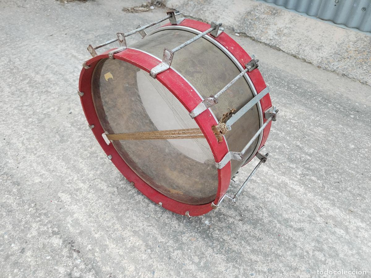Instrumentos musicales: antiguo tambor de lat&oacute;n percusi&oacute;n - Foto 1