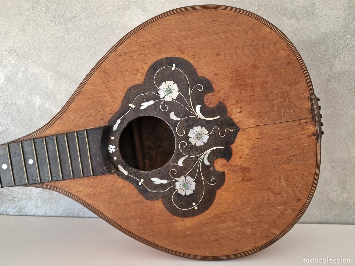 Instrumentos musicales: ANTIGUA MANDOLINA DECORADA - Foto 2
