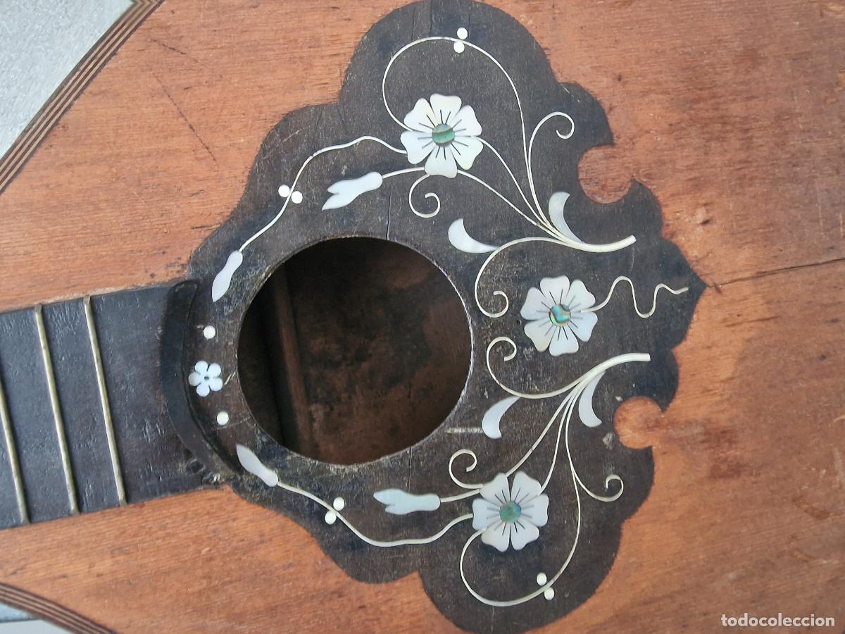 Instrumentos musicales: ANTIGUA MANDOLINA DECORADA - Foto 3