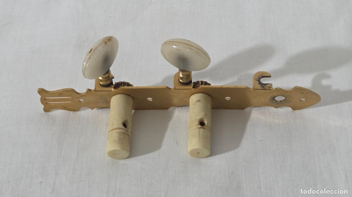 Instrumentos musicales: Tensor de guitarra de metal y hueso - Foto 3