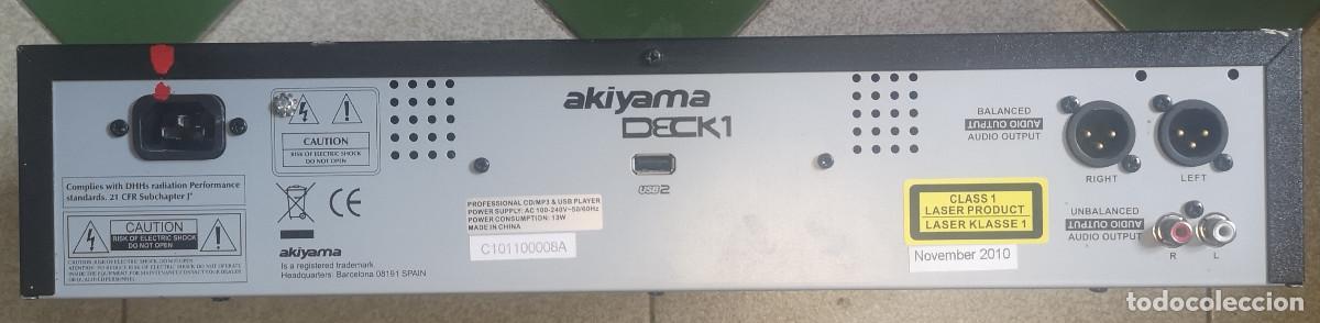 Instrumentos musicales: AMPLI REPRODUCTOR DIGITAL DE CD y USB - MULTIPLAYER DECK1 AKIYAMA - Foto 4