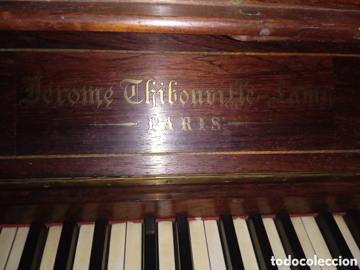 Instrumentos musicales: Piano de pared de 1870 - Foto 2