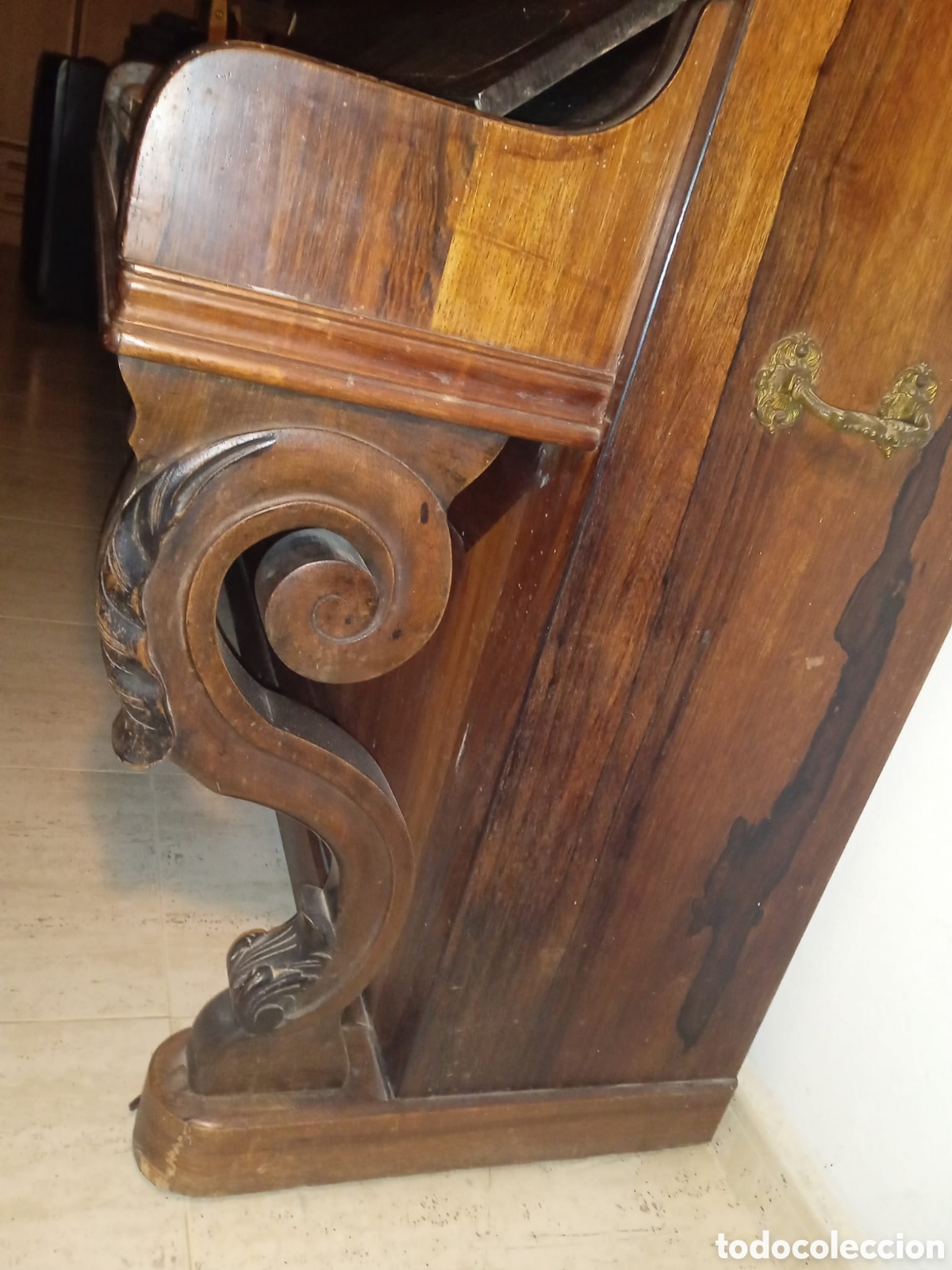 Instrumentos musicales: Piano de pared de 1870 - Foto 5
