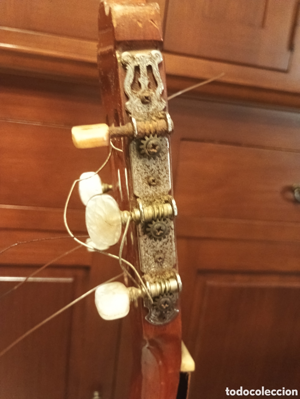 Instrumentos musicales: guitarra marca aranjuez para restaurar - Foto 6
