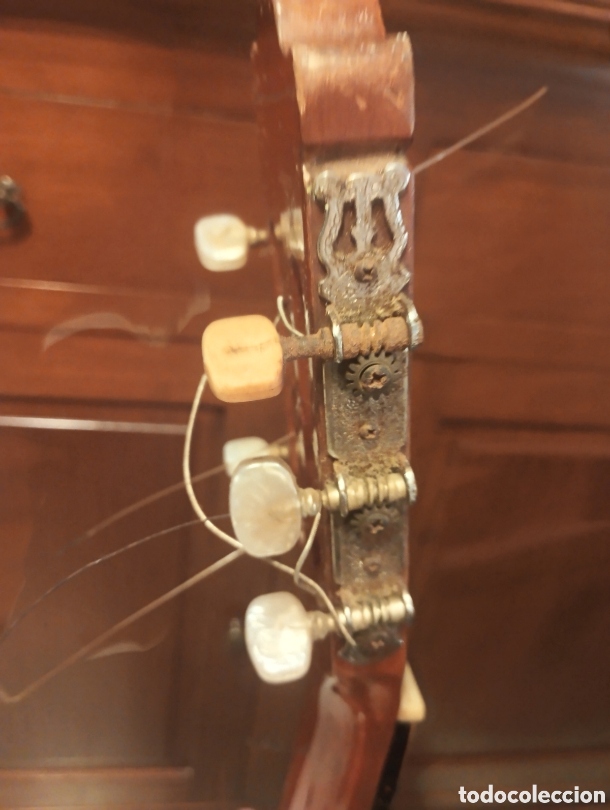 Instrumentos musicales: guitarra marca aranjuez para restaurar - Foto 7