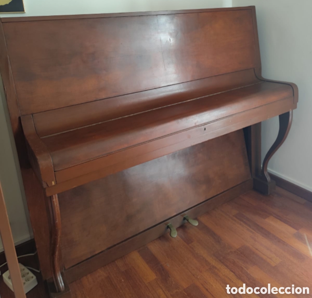 Instrumentos musicales: Piano de pared antiguo - Foto 6