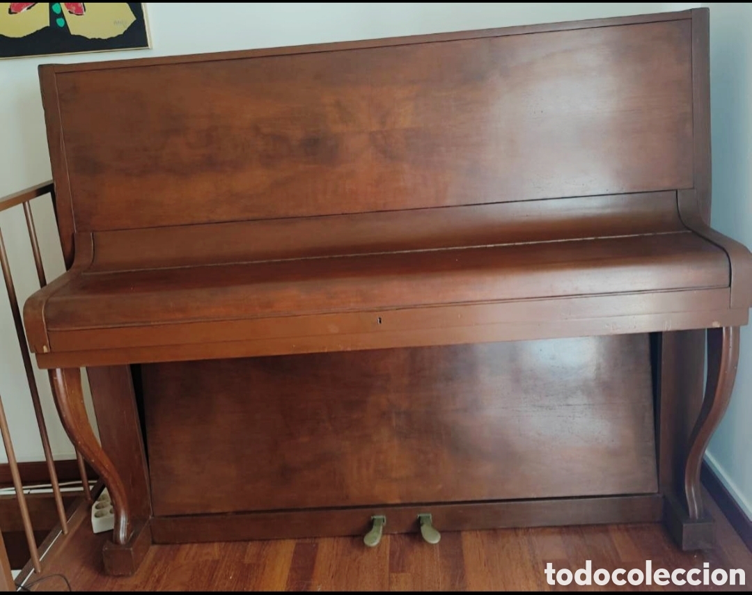 Instrumentos musicales: Piano de pared antiguo - Foto 7