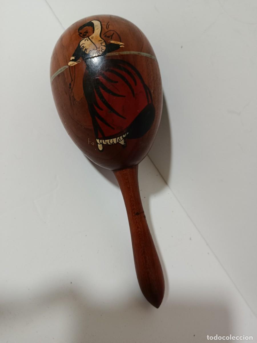 Instrumentos musicales: MARACA DE MALLORCA. MARACAS TRADICIONALES - Foto 2