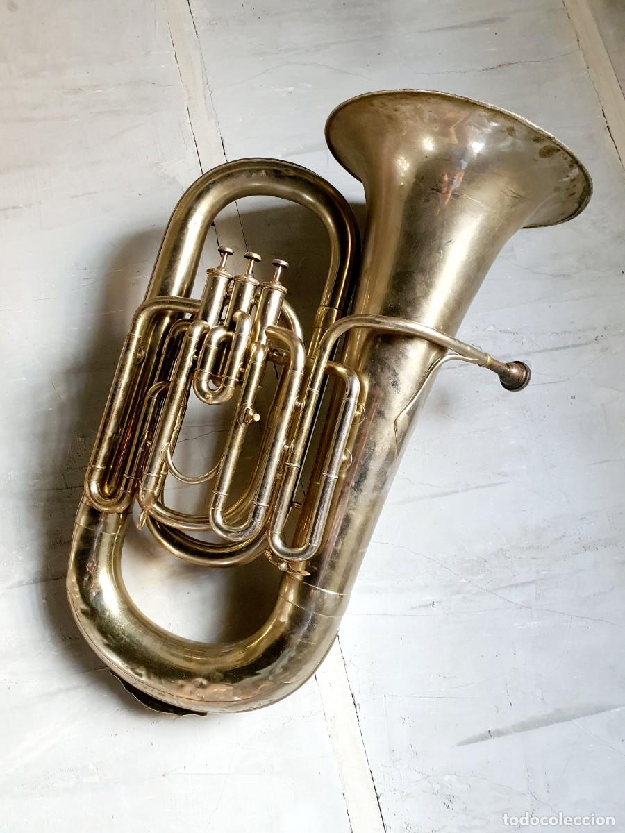 Instrumentos musicales: Tuba Couesnon, Par&iacute;s 1900. - Foto 1