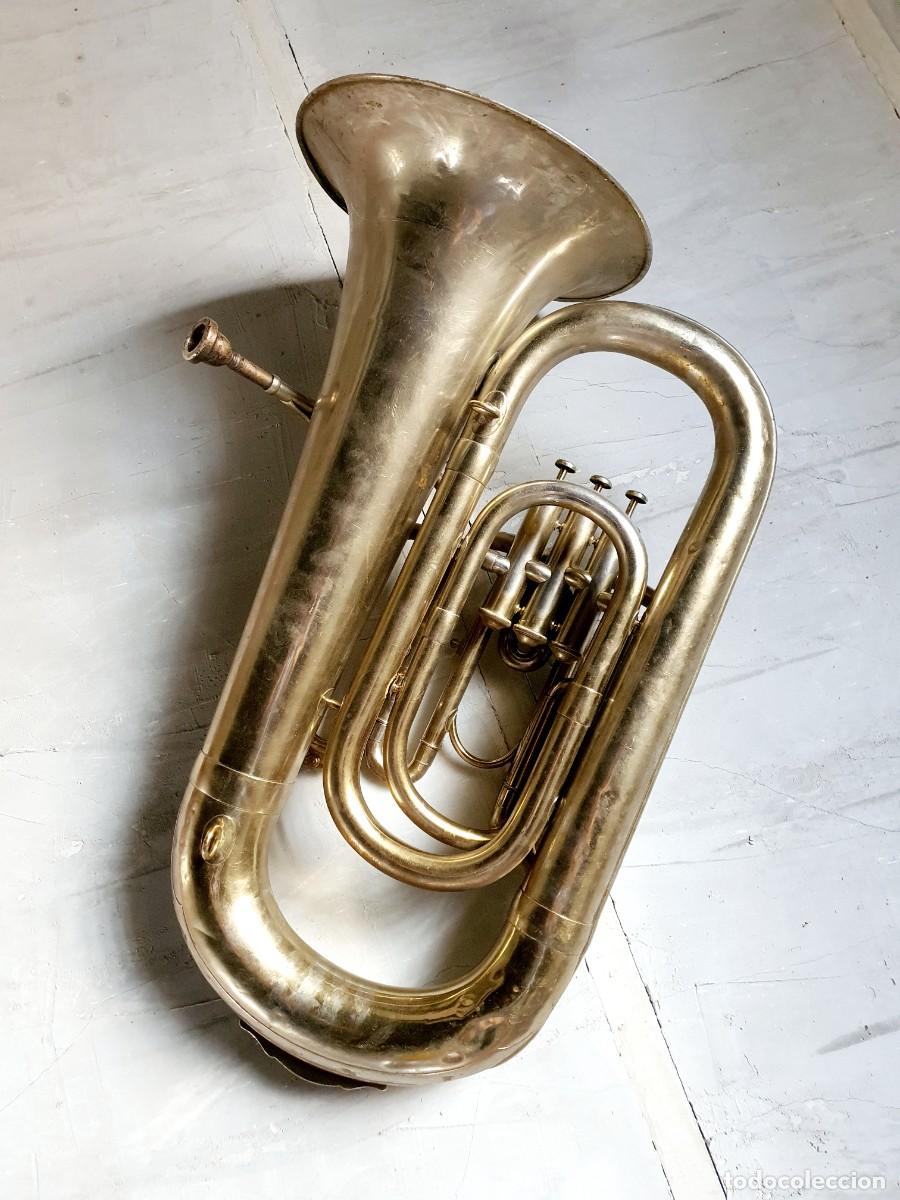 Instrumentos musicales: Tuba Couesnon, Par&iacute;s 1900. - Foto 2