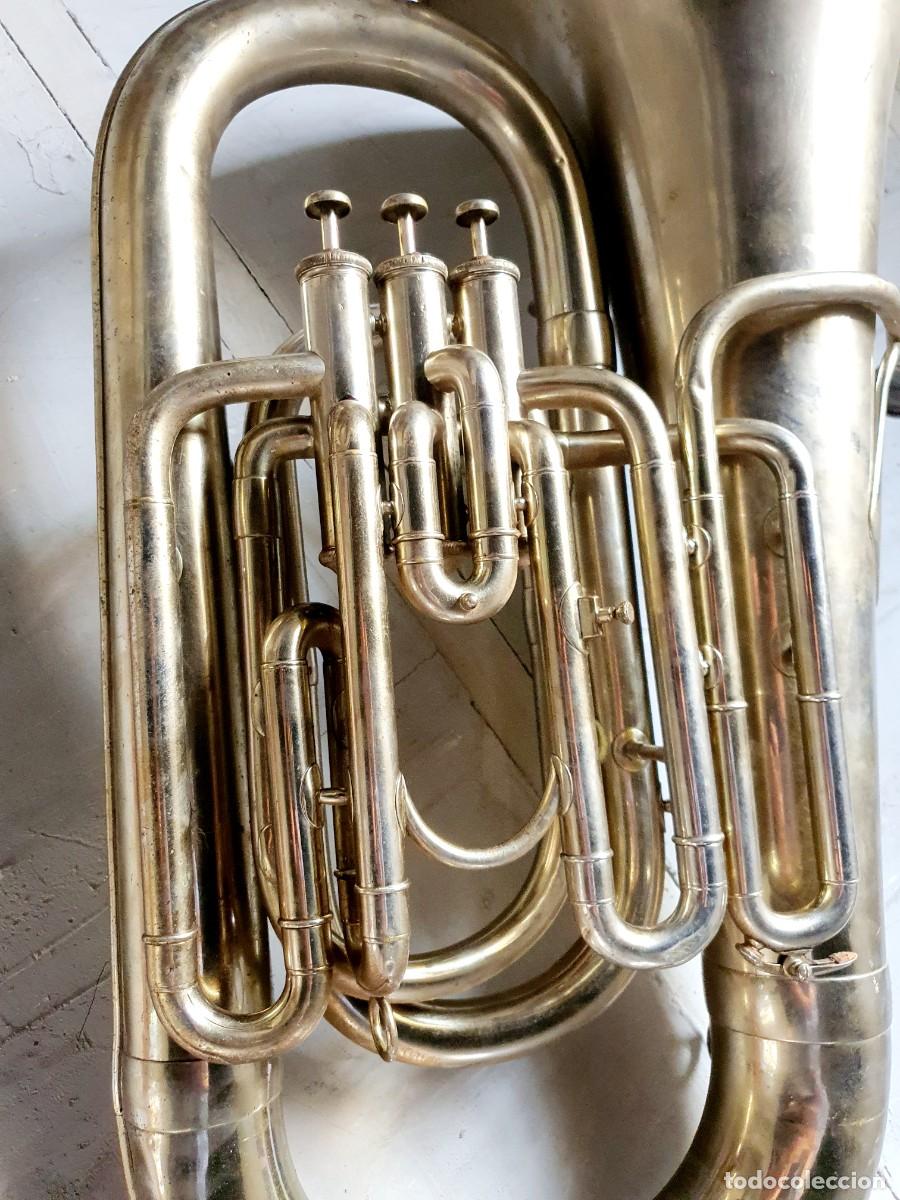 Instrumentos musicales: Tuba Couesnon, Par&iacute;s 1900. - Foto 3