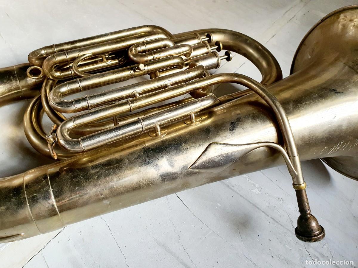 Instrumentos musicales: Tuba Couesnon, Par&iacute;s 1900. - Foto 5