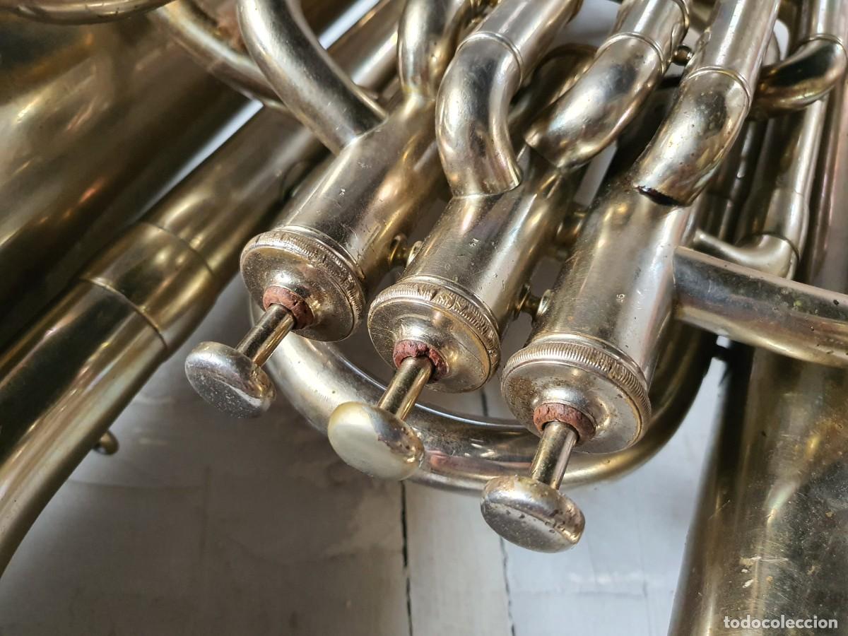 Instrumentos musicales: Tuba Couesnon, Par&iacute;s 1900. - Foto 7