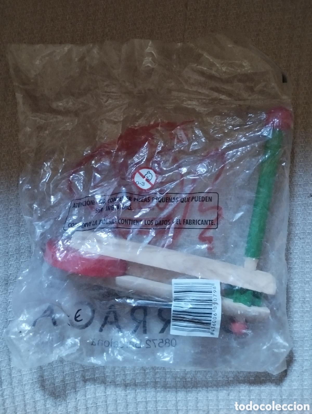 Instrumentos musicales: ANTIGUA CARRACA EN SU BOLSA SIN ABRIR - Foto 3