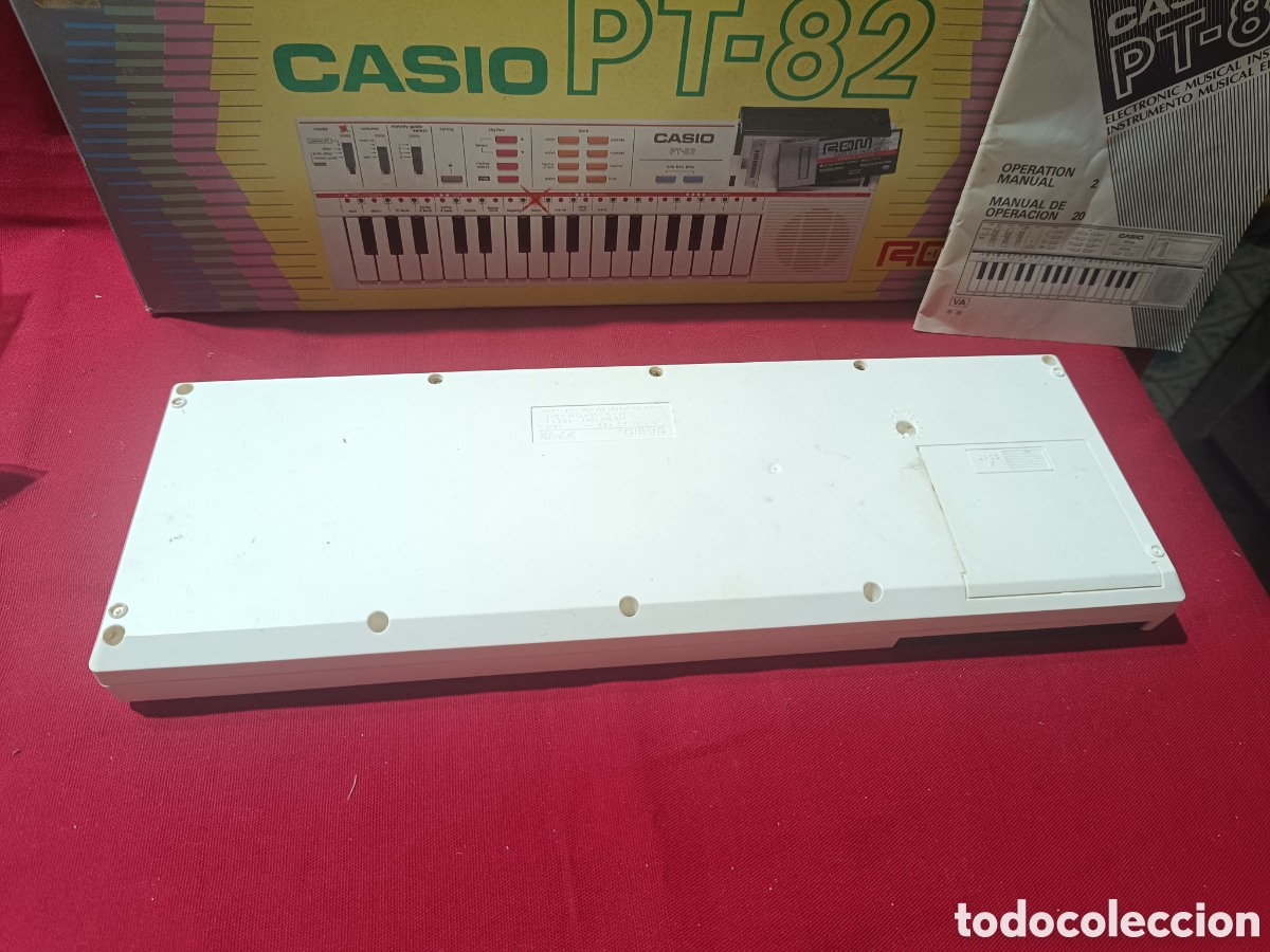 Instrumentos musicales: &Oacute;rgano electr&oacute;nico Casio PT - 82 FUNCIONANDO con caja e instrucciones - Foto 3