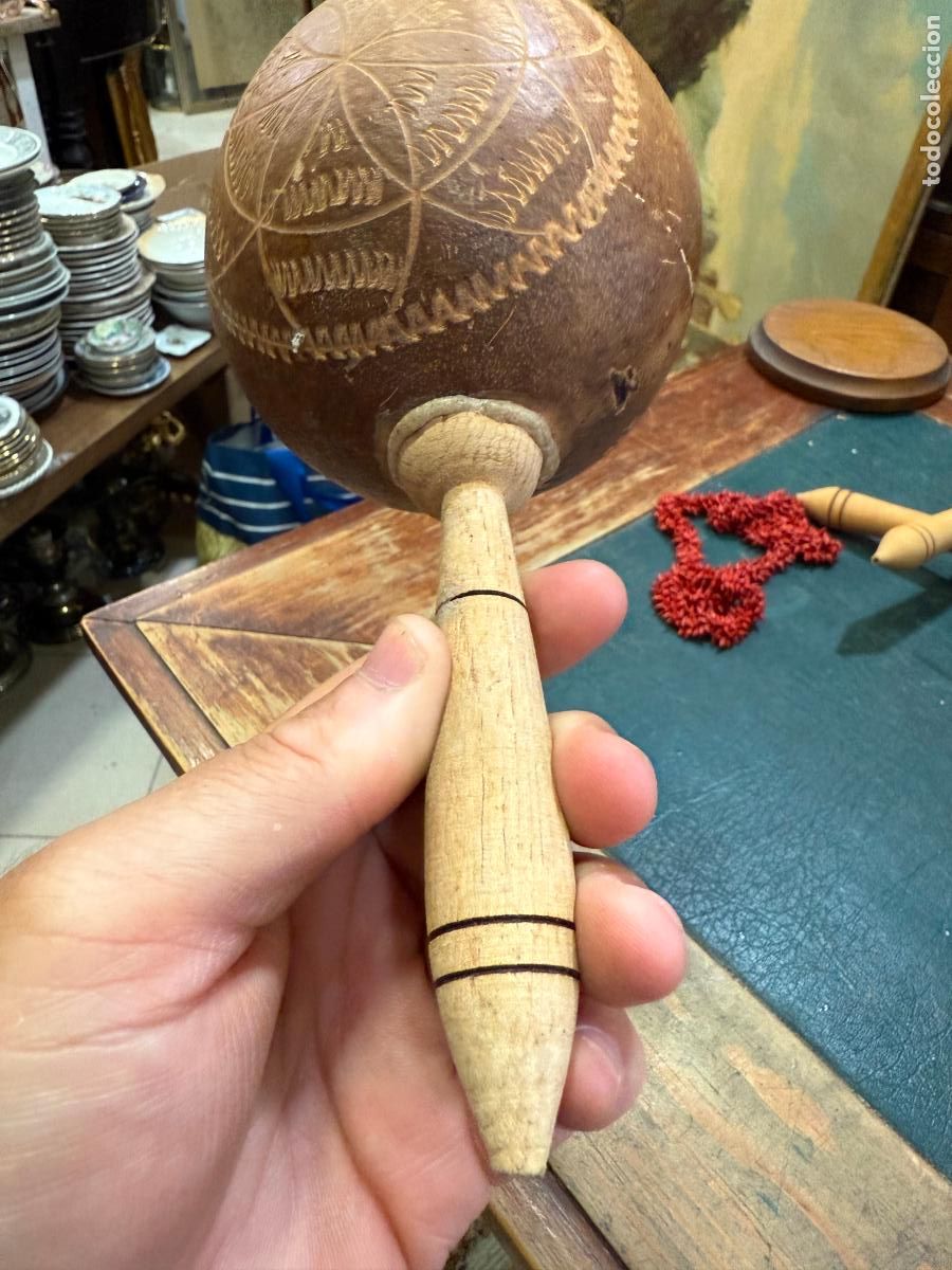 Instrumentos musicales: MARACA HECHA A MANO EN CUBA - MEDIDA 22 CM - Foto 2